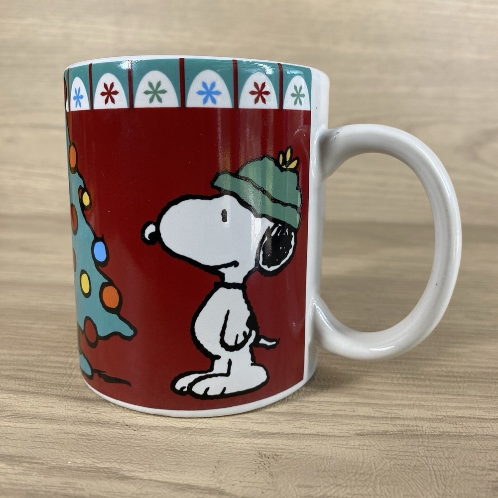 Christmas Peanuts Snoopy Coffee Mug Celebrate Peanuts 60 Years 2011 - Picture 2 of 8